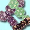 Czech Pressed Glass Flower Beads