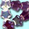 8mm Czech Smooth Pressed Glass Stars Beads
