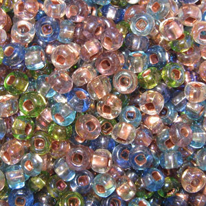 6/0 Czech Seed Bead, Solomon's Mine Mix