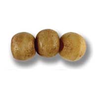 8mm Semi-Rounded Natural Bone Beads, 108 pieces