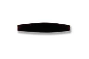 1.5 inch Black Hairbone Pipe Beads