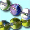 8mm Czech Smooth Pressed Glass Round Beads