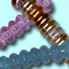 4mm Czech Smooth Pressed Glass Rondells Beads