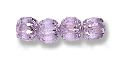 6mm Czech Faceted Fire Polish Cathedral Bead-Crystal with Silver Caps