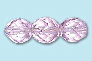 8mm Czech Faceted Round Fire Polish-Alexandrite