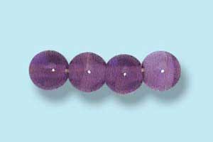 4mm Czech Pressed Round Druk-Amethyst & White Swirl