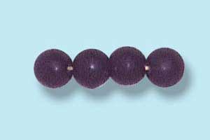 4mm Czech Pressed Round Druk-Frosted Black