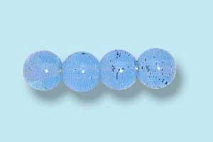 4mm Czech Pressed Round Druk-Aqua Blue Opal