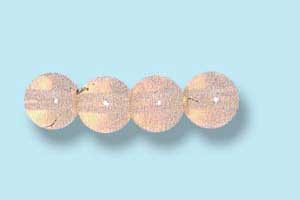 4mm Czech Pressed Round Druk-Beige Opal