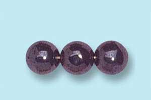 6mm Czech Pressed Round Druk-Gunmetal