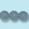 6mm Czech Pressed Round Druk-Peridot Opal