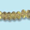 4mm Czech Pressed Glass Rondell Beads-Olive Green