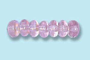 4mm Czech Pressed Glass Rondell Beads-Alexandrite AB