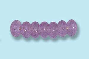 4mm Czech Pressed Rondells-Purple Opal