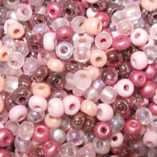 6/0 Czech Seed Bead, Victorian Rose Mix