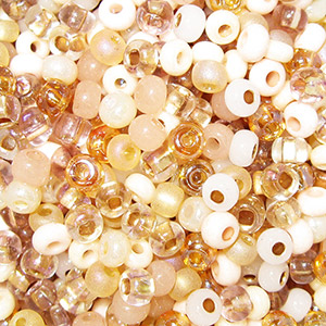 8/0 Czech Seed Bead, Saharan Sands Mix