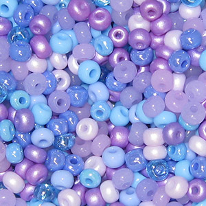 6/0 Czech Seed Bead, Age of Innocence Mix