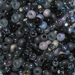 6/0 Czech Seed Bead, Witch's Brew Mix