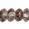 6mm Czech Pressed Glass Floretes Beads