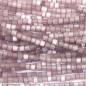 11/0 Czech Two Cut Seed Bead Purple Satin