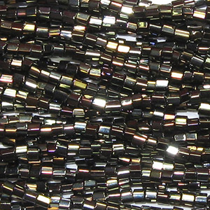 11/0 Czech Two Cut Seed Bead Brown Iris