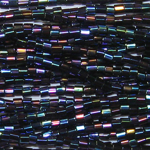 11/0 Czech Two Cut Seed Bead Blue Iris