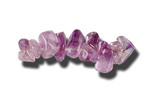 Amethyst B grade Semi-Precious Gemstone Bead Chips, 16" Strands