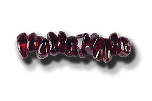 Garnet Semi-Precious Gemstone Bead Chips, 16" Strands