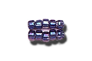 11-0 Two Tone Lined Iridescent Montana Blue-Blue Japanese Seed Bead
