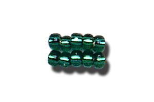 11-0 Silver Lined Rich Green-Blue Japanese Seed Bead