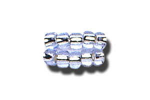 11-0 Silver Lined Light Powder Blue Japanese Seed Bead