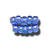 11-0 Two Tone Lined Capri Blue-Light Pink Japanese Seed Bead
