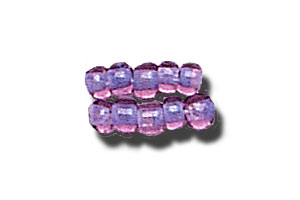 11-0 Two Tone Lined Amethyst Purple-Light Blue Japanese Seed Bead