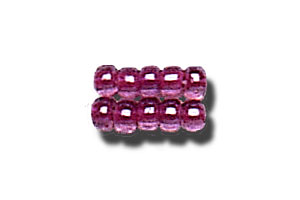 11-0 Two Tone Lined Light Amethyst -Purple Japanese Seed Bead