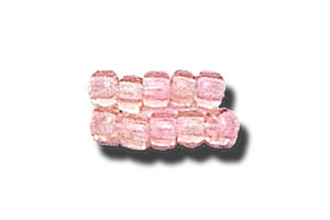 11-0 Two Tone Lined Pink-Light Pink Japanese Seed Bead