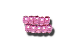 11-0 Two Tone Lined Light Amethyst Purple-Rose Pink Japanese Seed Bead