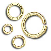 7mm Gold Jump Rings
