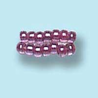 14-0 Two Tone Lined Light Amethyst Purple-Fuchsia Pink Japanese Seed Bead