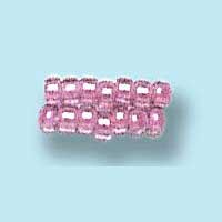 14-0 Two Tone Lined Light Amethyst Purple-Rosy Pink Japanese Seed Bead