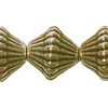 9mm Antique Gold Plasticized Metal Hogan