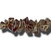 Smokey Quartz Semi-Precious Gemstone Bead Chips, 16" Strands