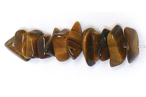 5x12mm Tiger Eye Semi-Precious Gemstone Oval Beads