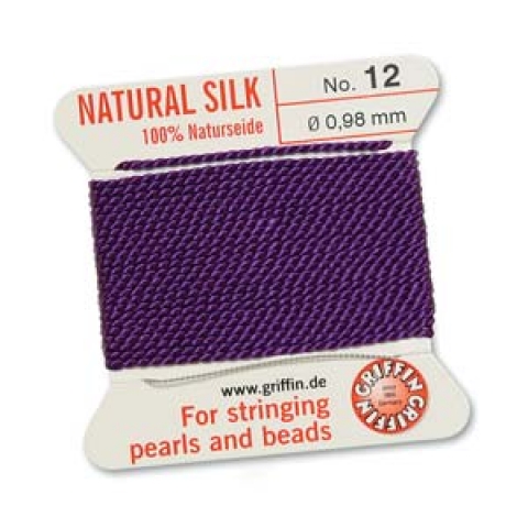 No. 12 Heavy Silk Beading Thread