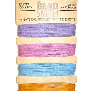 10lb Hemp Twine, 4-42ft Coils, Pastel Colors