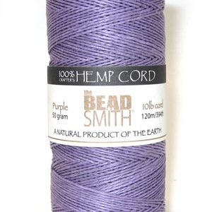 10lb Hemp Twine, 50 Grams/394 Ft., Purple