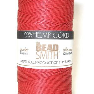 10lb Hemp Twine, 50 Grams/394 Ft., Red