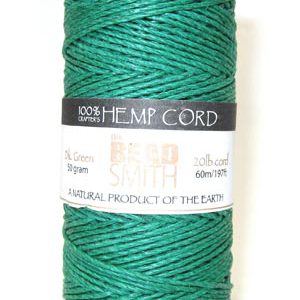 20lb Hemp Twine, 50 Grams/197 Ft., Green