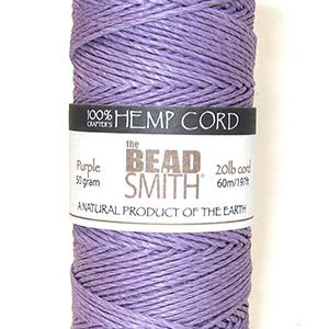 20lb Hemp Twine, 50 Grams/197 Ft., Purple