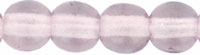 4mm Czech Druk Bead Light Amethyst