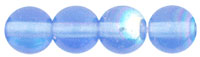 4mm Czech Druk Bead Light Sapphire AB